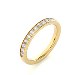 Load image into Gallery viewer, 0.35 CT Round Cut Lab Grown Diamond Prong Set Band 16 Stone IGI Certified