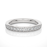 Load image into Gallery viewer, 0.35 CT Round Cut Lab Grown Diamond Prong Set Band 16 Stone IGI Certified