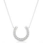 Load image into Gallery viewer, 0.26 CT Lab-Grown Diamond U & C Pendant Necklace | Solid Gold | 17 Round Diamonds