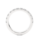 Load image into Gallery viewer, 0.99 CT Round Cut Lab Grown Diamond Micro Pave Band 12 Stone IGI Certified