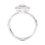 Load image into Gallery viewer, 1.64 CT Round Diamond Halo Lab Grown Ring with 25 Stones
