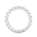 Load image into Gallery viewer, 2.03 CT Round Lab Grown Diamond Bar Set Eternity Band | 20 Stone Gold Ring