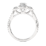 Load image into Gallery viewer, 1.35 Carat Three Stone Lab-Grown Diamond Ring | Round with Hidden Princess Accent