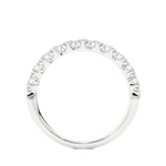 Load image into Gallery viewer, 0.57 CT Round Cut Lab Grown Diamond Prong Set Band 11 Stone IGI Certified