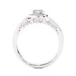 Load image into Gallery viewer, 0.95 Carat Vintage Halo Lab-Grown Round Diamond Ring | Timeless Elegance