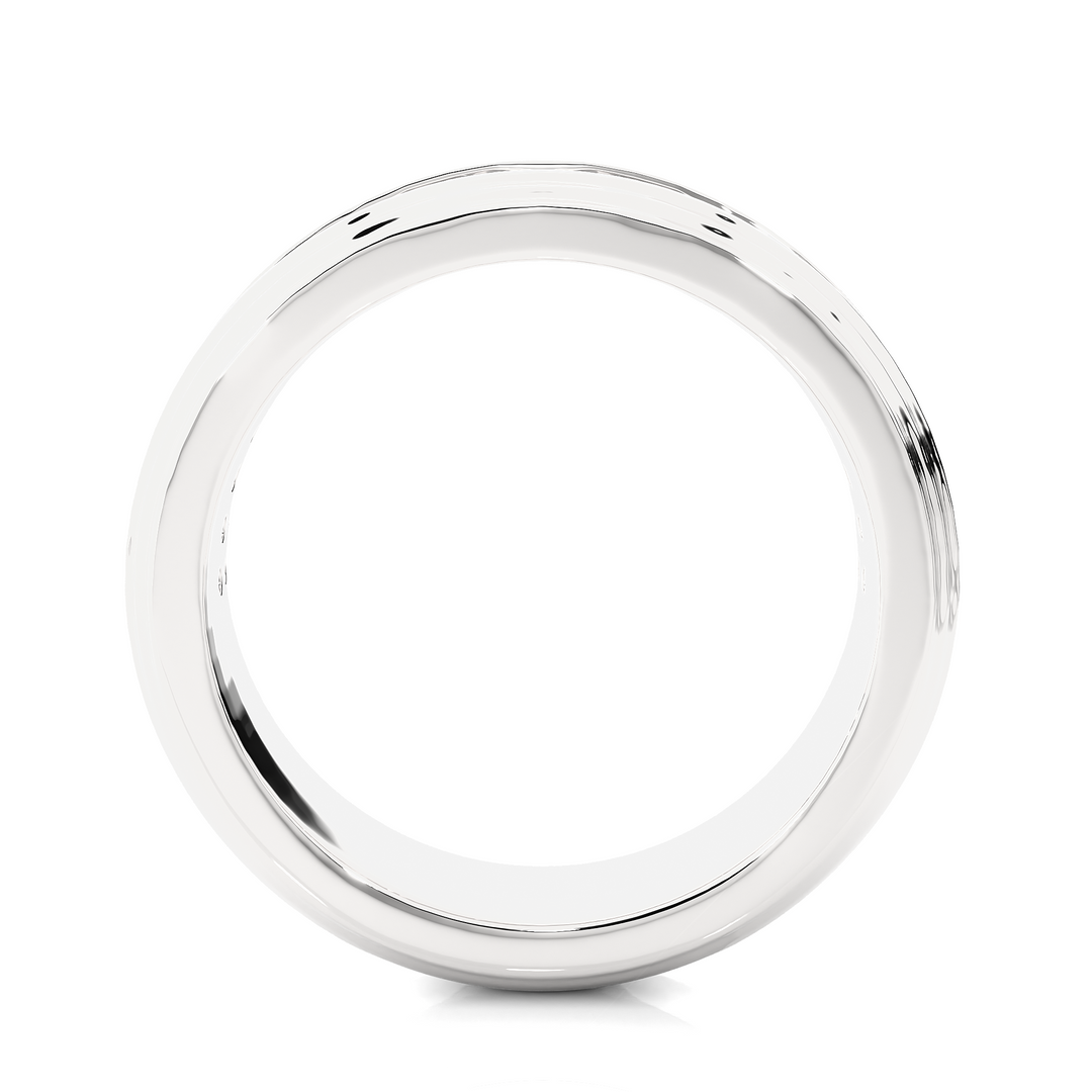 1.03 CT Men’s Two Row Lab Grown Diamond Ring | 40 Stone Gold Band