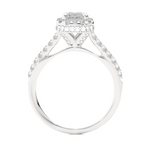 Load image into Gallery viewer, 1.44 CT Emerald Center Halo Lab Grown Diamond Ring | 73 Stones