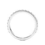 Load image into Gallery viewer, 0.73 CT Round Cut Lab Grown Diamond Micro Pave Band 21 Stone IGI Certified