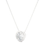Load image into Gallery viewer, 1.08 CT Lab-Grown Diamond Bezel-Set Pendant Necklace | Round Cut | Solid Gold