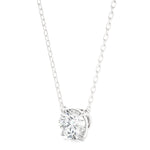 Load image into Gallery viewer, 1.03 CT Lab-Grown Diamond Solitaire Pendant Necklace | Round Cut | 4-Prong | Solid Gold