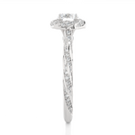 Load image into Gallery viewer, 0.95 Carat Vintage Lab-Grown Round Diamond Ring | 100 Stone Classic Design