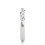 Load image into Gallery viewer, 0.40 CT Round Cut Lab Grown Diamond Prong Set Band 10 Stone IGI Certified