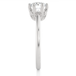 Load image into Gallery viewer, 1.05 CT Round Lab Grown Diamond 5 Stone Engagement Ring | Six Prong Gold Band