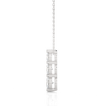 Load image into Gallery viewer, 0.84 CT Lab-Grown Diamond Three-Stone Pendant Necklace | Solid Gold | Trio Design