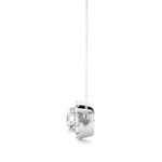 Load image into Gallery viewer, 0.34 CT Lab-Grown Diamond Halo Pendant Necklace | Round Diamonds | Solid Gold