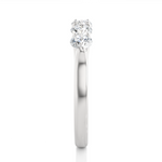 Load image into Gallery viewer, 1.03 CT Round Cut Lab Grown Diamond Prong Set Band 5 Stone IGI Certified