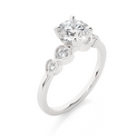 Load image into Gallery viewer, 1.21 CTW Round Lab-Grown Diamond Engagement Ring with Prong & Claw Set E-F / VVS-VS