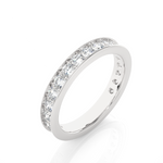 Load image into Gallery viewer, 1.12 CT Round Cut Lab Grown Diamond Eternity Band 19 Stone IGI Certified