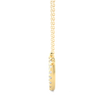Load image into Gallery viewer, 0.26 CT Lab-Grown Diamond U & C Pendant Necklace | Solid Gold | 17 Round Diamonds