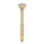 Load image into Gallery viewer, 1.27 CTW Round Lab-Grown Diamond Channel Set Engagement Ring