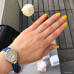 Load image into Gallery viewer, 0.20 CT Lab-Grown Round Diamond Half Eternity Ring | Dainty & IGI Certified