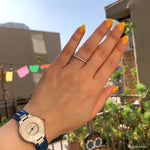 Load image into Gallery viewer, 0.20 CT Lab-Grown Round Diamond Half Eternity Ring | Dainty & IGI Certified