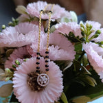 Load image into Gallery viewer, Floral Cluster Diamond Mangalsutra in Yellow Gold – 0.56 Ct