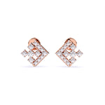 Load image into Gallery viewer, Round Lab-Grown Diamond Arrow Earrings 0.23 CTW – 24 Stones | 10K, 14K, 18K White, Yellow & Rose Gold | IGI Certified