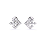 Load image into Gallery viewer, Round Lab-Grown Diamond Arrow Earrings 0.23 CTW – 24 Stones | 10K, 14K, 18K White, Yellow & Rose Gold | IGI Certified