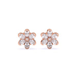 Load image into Gallery viewer, Pear & Round Lab-Grown Diamond Cluster Earrings 1.82 CTW – 14 Stones | 10K, 14K, 18K White, Yellow & Rose Gold | IGI Certified