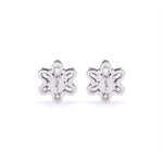 Load image into Gallery viewer, Pear & Round Lab-Grown Diamond Cluster Earrings 1.82 CTW – 14 Stones | 10K, 14K, 18K White, Yellow & Rose Gold | IGI Certified