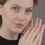 Load and play video in Gallery viewer, Lab-Grown Diamond Cross Bracelet | Paperclip Chain | Dainty Religious Jewelry for Women