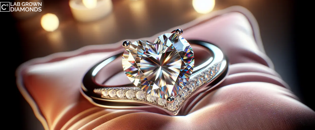 Heart Cut Diamond Rings