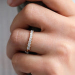 Load image into Gallery viewer, 0.24 Carat Stackable Vertical Baguette Diamond Ring