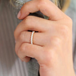 Load image into Gallery viewer, 0.24 Carat Stackable Vertical Baguette Diamond Ring