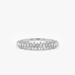 Load image into Gallery viewer, 0.24 Carat Stackable Vertical Baguette Diamond Ring