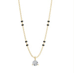 Load image into Gallery viewer, Round Lab Grown Diamond Mangalsutra – 3-Prong Setting – IGI Certified – 10K/14K/18K Gold

