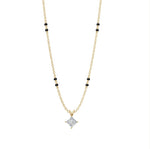 Load image into Gallery viewer, Princess Cut Solitaire Diamond Mangalsutra in 14K/18K Gold | IGI Certified
