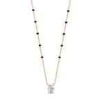 Load image into Gallery viewer, Elegant Oval Cut Lab Diamond Mangalsutra – IGI Certified – Solid 10K/14K/18K Gold in 3 Colors
