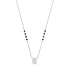Load image into Gallery viewer, Oval Lab Grown Diamond Mangalsutra Necklace – 10K/14K/18K Yellow, White or Rose Gold – IGI Certified
