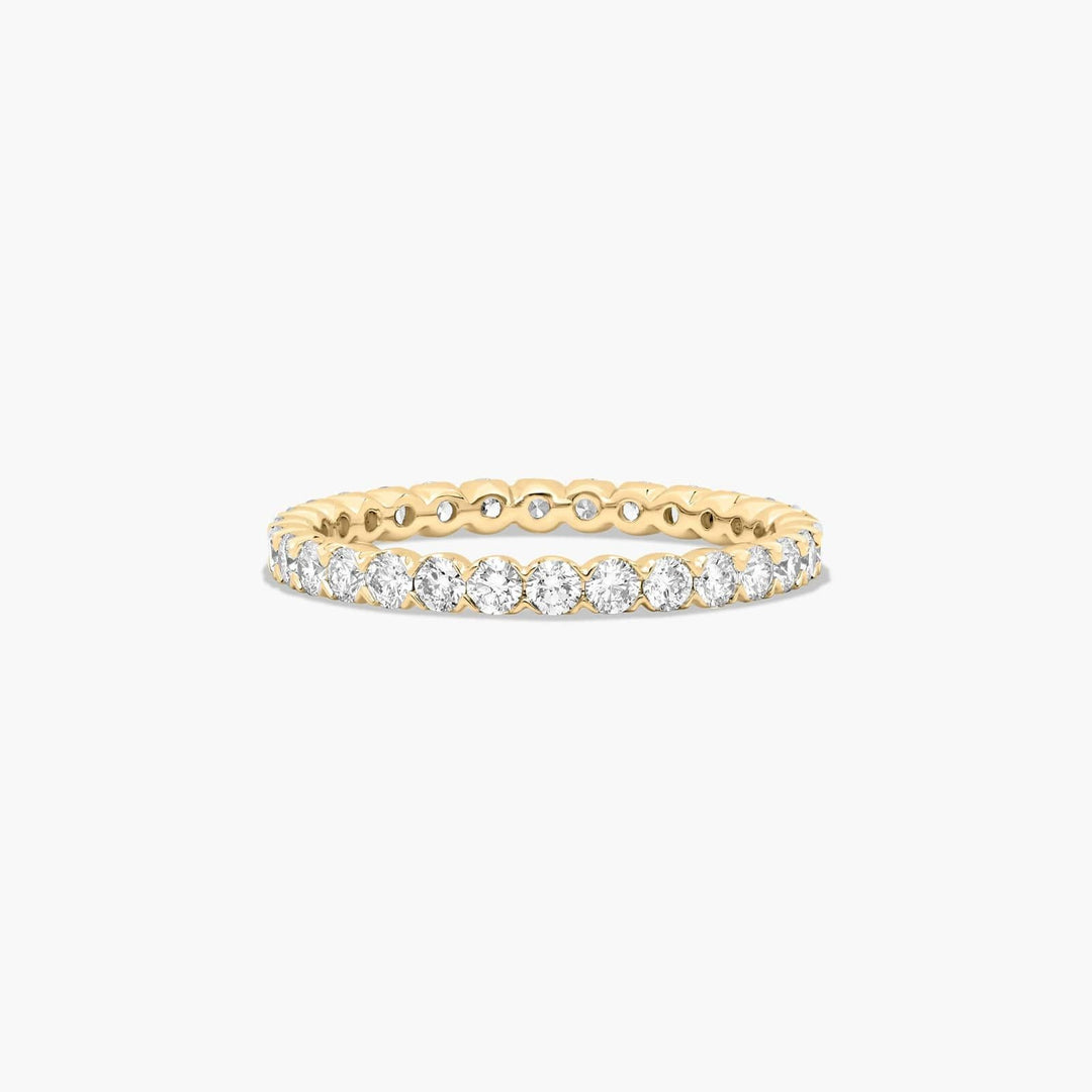 Lab Grown Diamond Eternity Band Ring | 0.50 to 2.00 CTW | Round Cut Full Eternity Style