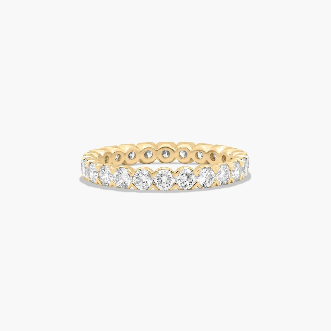 Lab Grown Diamond Eternity Band Ring | 0.50 to 2.00 CTW | Round Cut Full Eternity Style