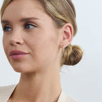 Load image into Gallery viewer, Twisted Hoop Lab-Grown Diamond Earrings 0.23 CTW – 80 Round Stones | 10K, 14K, 18K Gold | IGI Certified
