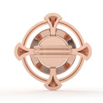 Load image into Gallery viewer, Round Lab Grown Diamond Earrings 0.94 CTW Dot &amp; Leaf Design in 10K 14K 18K White Yellow Rose Gold
