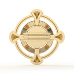 Load image into Gallery viewer, Round Lab Grown Diamond Earrings 0.94 CTW Dot &amp; Leaf Design in 10K 14K 18K White Yellow Rose Gold
