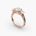 Load image into Gallery viewer, 10K Gold Round Brilliant Cut Solitaire Diamond Engagement Ring
