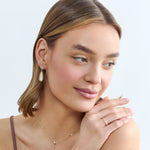 Load image into Gallery viewer, Teardrop Pavé Lab-Grown Diamond Earrings 0.93 CTW – 166 Round Stones | 10K, 14K, 18K Gold | IGI Certified