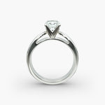 Load image into Gallery viewer, Cushion Lab-Grown Diamond Ring – Bold Band Design | IGI Certified | 10K/14K/18K Gold
