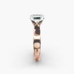 Load image into Gallery viewer, Emerald Cut Lab-Grown Diamond Ring | 0.50–5.00 Carat | IGI Certified | Yellow, White &amp; Rose Gold
