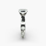 Load image into Gallery viewer, Emerald Cut Lab-Grown Diamond Ring | 0.50–5.00 Carat | IGI Certified | Yellow, White &amp; Rose Gold
